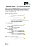 FIBERTEK & TRACETEK User`s Manual Update