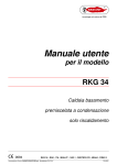 Manuale utente RKG 34