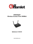 HNW300AP Wireless Access Point 300Mbit MANUALE UTENTE
