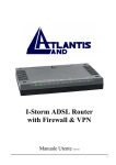 I-Storm ADSL Router with Firewall & VPN - Atlantis-Land