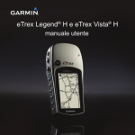 eTrex Legend® H e eTrex Vista® H