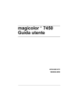 magicolor 7450 Guida utente