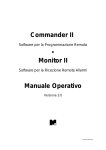 Commander II Monitor II Manuale Operativo