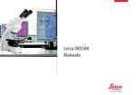 Leica IMS500 Manuale