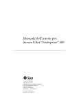 Manuale dell l`utente per Server Ultra Enterprise 450