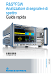 Guida rapida - Rohde & Schwarz