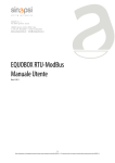EQUOBOX RTU Manuale Utente RTU-ModBus Manuale