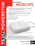 Manuale - Powerstok Micro UPS