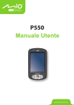 MITAC P550 Device Manual ITA