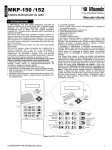 D-302545 MKP-150/152 Manuale Utente