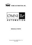 Omni IIe MANUALE UTENTE