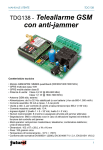 TDG138 - Teleallarme GSM con anti-jammer