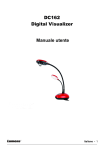 DC162 Digital Visualizer Manuale utente