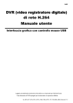 DVR (video registratore digitale) di rete H.264 Manuale utente