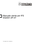 Manuale utente per IFS ES2001-4P-4T