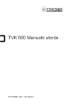 TVK 800 Manuale utente - Utcfssecurityproductspages.eu