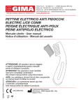 pettine elettrico anti pidocchi electric lice comb peigne électrique