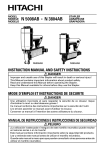 N 5008AB • N 3804AB - Hitachi Power Tools