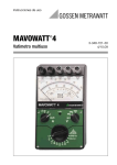 MAVOWATT 4 - GMC-I Messtechnik GmbH