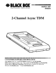 2-Channel Async TDM