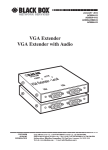 VGA Extender VGA Extender with Audio