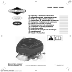 Operating & Maintenance Instructions Betriebsanleitung