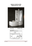 manual de instalación cabina ducha ols – 9302
