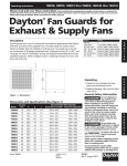Dayton® Fan Guards for Exhaust & Supply Fans