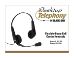 Flexible-Boom Call Center Headsets