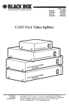 CAT5 VGA Video Splitter