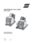 ARISTODRIVE 4-30 & 4-48HD - ESAB Welding & Cutting Products