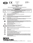 WARNING - Sioux Tools