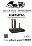 MICROFONO UHF230 SPANISH MANUAL