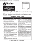 QMark WPC1500 Panel Heater Owner`s Manual | Sylvane