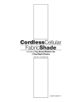 CordlessCellular FabricShade