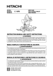 c 15fb instruction manual and safety instructions mode d`emploi et
