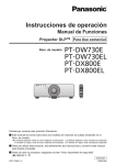 Instrucciones de operación