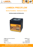 LAMBDA PRECIFLOW bomba peristáltica