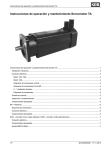 Instrucciones de operación y mantenimiento Servomotor TA