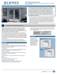 InstruccIones de InstalacIón de Puertas de Madera para - Jeld-Wen