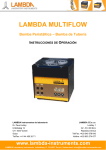 LAMBDA MULTIFLOW bomba peristáltica