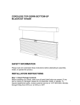 cordless top-down bottom-up blackout shade safety information