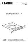 Relay/Digital I/O Card—32