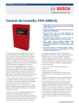 Central de Incendio FPA-1000-UL