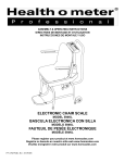 electronic chair scale bascula electronica con silla fauteuil de pesée