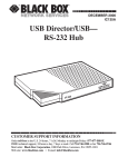 USB Director/USB— RS-232 Hub