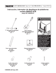 MS-11-05 interruptor de despliegue de plataforma modelo BMRSD