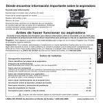 Dónde encontrar información importante sobre la aspiradora