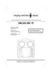 SML383 (BK / P) - The Singing Machine