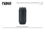 VIBE 2 Altavoz de Fiestas con Bluetooth® y LED Manual